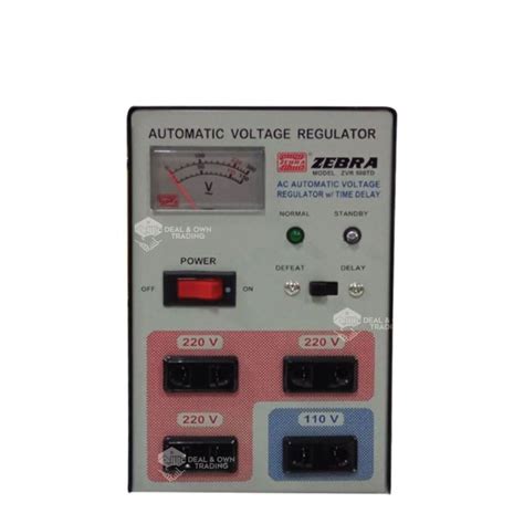 Zebra AVR ZVR 500TD AC Automatic Voltage Regulator With Time Delay