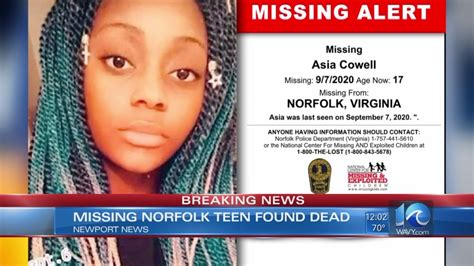 Missing Norfolk Teen Found Dead In Newport News Youtube