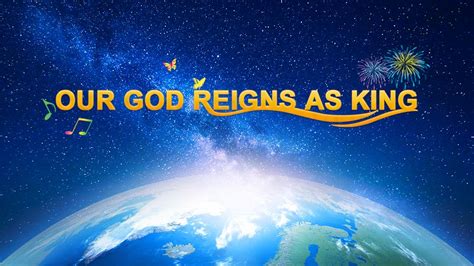 Our God Reigns As King Version 2 Reign God Words