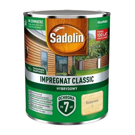 SADOLIN Impregnat Classic Hybrydowy Bezbarwny 0 75 L Martyna