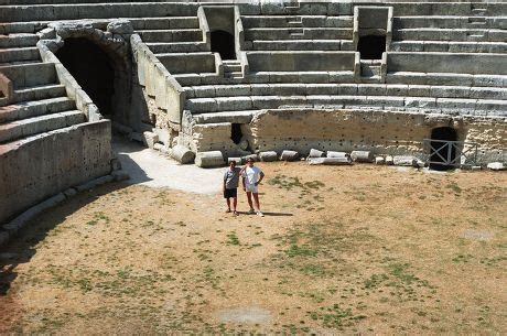 Roman Amphitheatre Lecce Southern Italy Editorial Stock Photo Stock