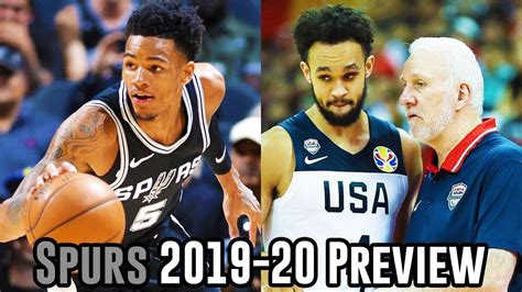 San Antonio Spurs 2019 20 Nba Season Preview Youtube