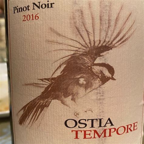 Ostia Tempore Willamette Valley Pinot Noir