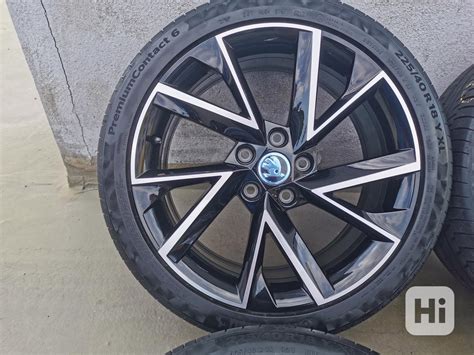 225 40R18 ALU KOLA ŠKODA OCTAVIA III 5X112 7 5x18 ET51 bazar