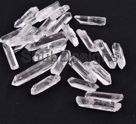 Cristal De Cuarzo Claro Natural L Piz Crudo Gemas Piedra L Piz Etsy