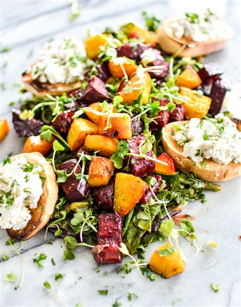 Roasted Beet Salad With Goat Cheese