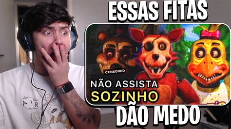 AS FITAS DE FNAF MAIS ASSUSTADORAS impossível não sentir medo REACT