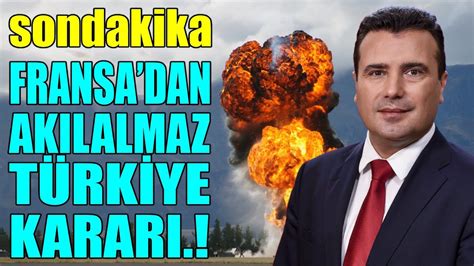 sondakika FRANSADAN FLAŞ TÜRKİYE KARARI RESMEN KAPATTI YouTube