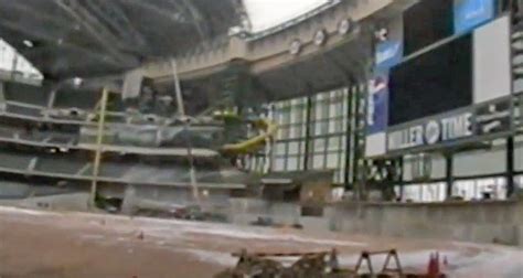 Take A Behind The Scenes Tour Of Miller Park While It Was Still Under