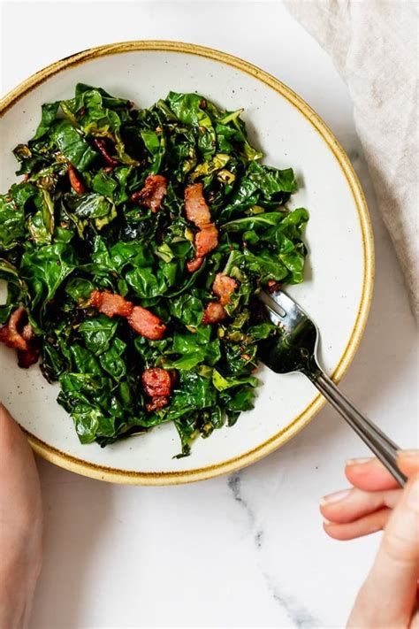 Sauteed Collard Greens With Bacon Recipe Chronicle