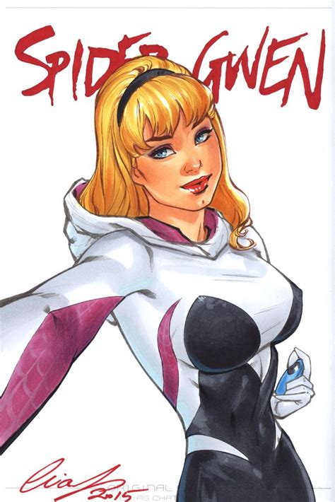 Spider Gwen Original Spider Gwen Female Comic Characters Spiderman