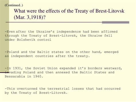 Ppt Treaty Of Brest Litovsk Powerpoint Presentation Free Download