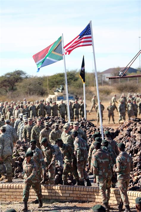 Dvids News U S South African Troops Kick Off Shared Accord 2017 With Ceremonial Tribute