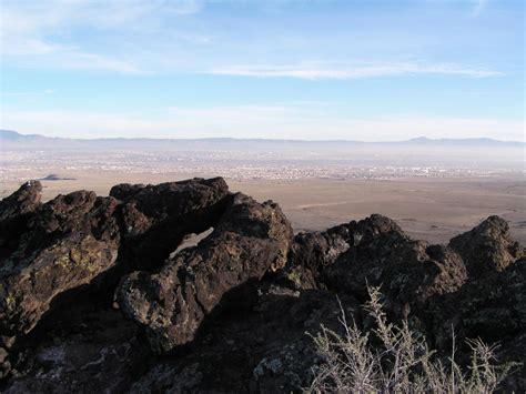 Volcanoes area of Petroglyph National Monument - December 20, 2003