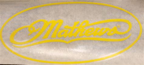 Mathews Logo Decal - Etsy