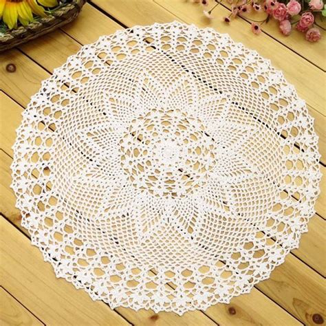 Oval Crochet Tablecloth Pattern Free Patterns