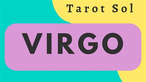 VIRGO QUERES UN CAMBIO LO VAS A GENERAR YY QUE RESULTADOS