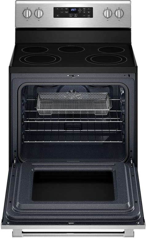 Maytag Mer7700lz 30 Inch Freestanding Electric Range With 5 Element Burners 53 Cu Ft Oven