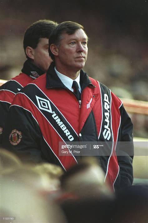 Sir Alex Ferguson Match Worn Manchester United Bench Coat 1992 1993