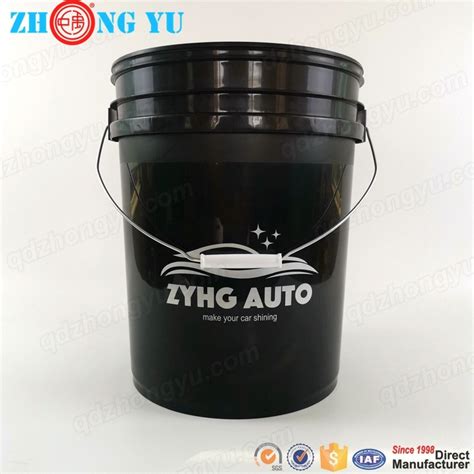 18l Printed Food Grade Hdpe Bucket With Metal Handle Zy8005 China