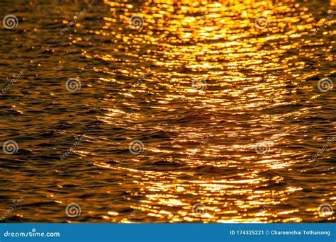 Golden river of sunlight. stock image. Image of light - 174325221