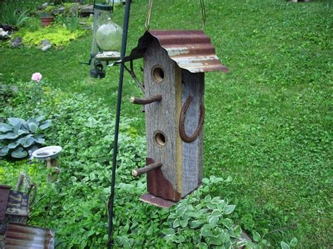 Two Story Bird House From A Missouri Barn Birdhouses Rustic