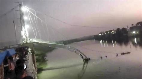 Over 80 People Killed After Suspension Bridge Collapses In Indias Gujarat