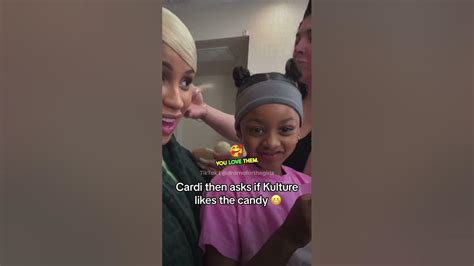 Cardi B And Daughter Kulture Try Candy On Live 💗 Youtube