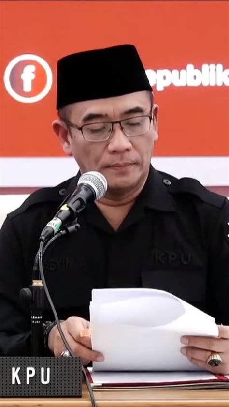 Segini Gaji Hasyim Asy Ari Yang Dipecat Dari Ketua KPU