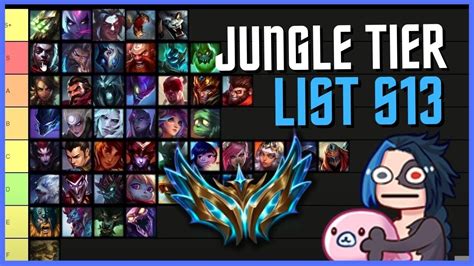 THE BEST SOLOQ JUNGLERS IN SEASON 13 TIERLIST 13 8 YouTube