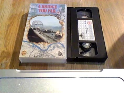 A BRIDGE TOO FAR WARNER UK PAL VHS VIDEO 1988 Sean Connery Michael