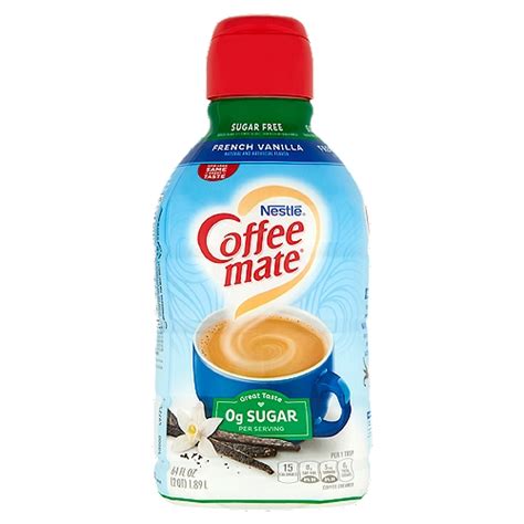 Nestlé Coffee Mate Sugar Free French Vanilla Coffee Creamer 64 Fl Oz Shoprite