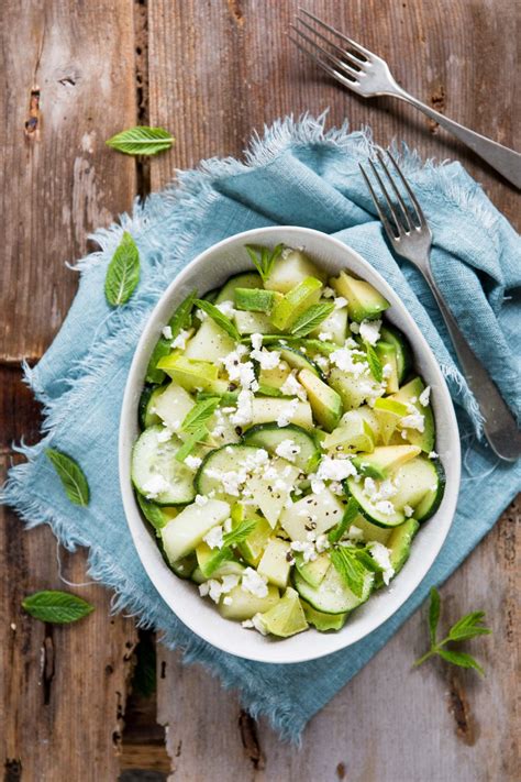 Salade Van Meloen Avocado En Feta Love My Salad