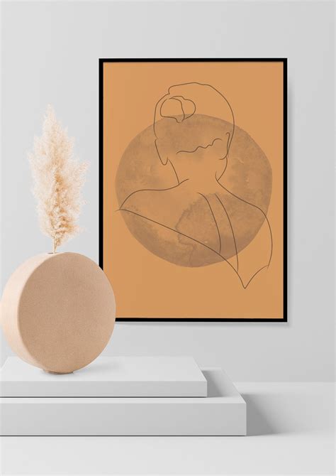 Female Body Wall Art Abstract Female Print Female Body Digital Print