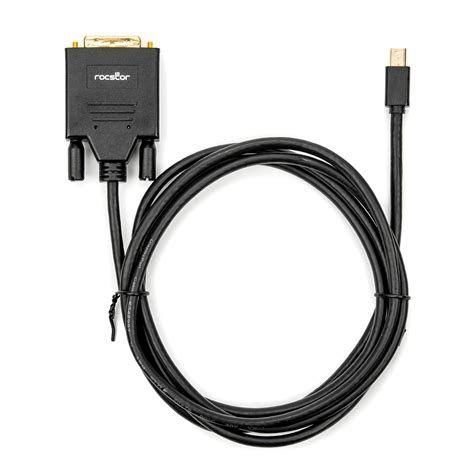 Rocstor Premium Mini DisplayPort 1 2 To DVI 24 1 Cable