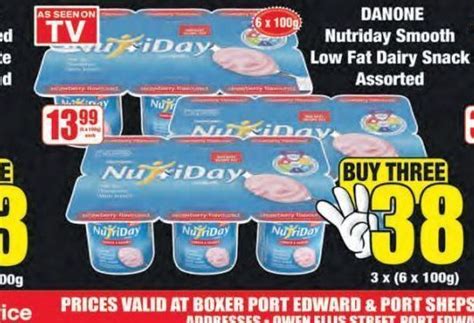 Nutriday yogurt 3 offer at Boxer