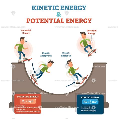 Potential Energy And Kinetic Energy Compare And Contrast