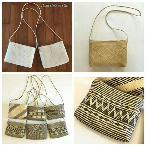 Jual Tas Rotan Khas Kalimantan Tas Anyaman Rotan Tas Selempang Rotan