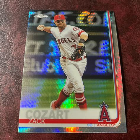 Topps Chrome Set Zack Cozart Prism Refractor Parallel L A