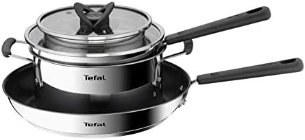 Tefal Opti Space G S Pot Pan Set Pieces Saucepan Cm