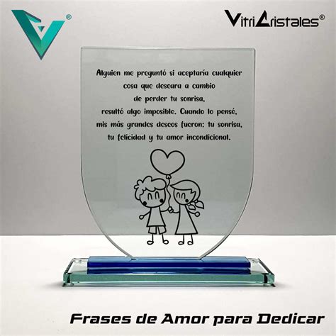 Placas En Vidrio B Sicas Con Frases De Amor Para Dedicar