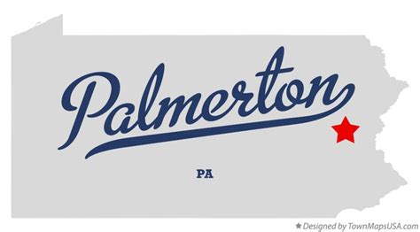 Map of Palmerton, PA, Pennsylvania