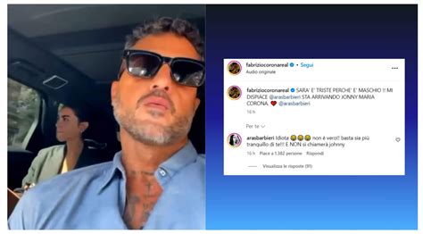 Fabrizio Corona Svela Quale Nome Vorrebbe Per Il Figlio In Arrivo Sara