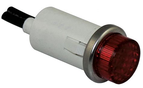 Dayton Raised Indicator Light Led Lamp Type 120v Acdc Voltage 12 In Mounting Dia Size