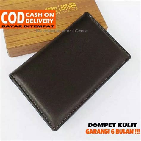 Jual Dompet Kulit Pria Panjang Asli Full Grain Kulit Sapi Ori Vintage