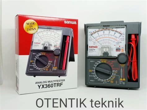 Jual MULTIMETER ANALOG SANWA YX 360 TRF JAPAN ORIGINAL MULTITESTER