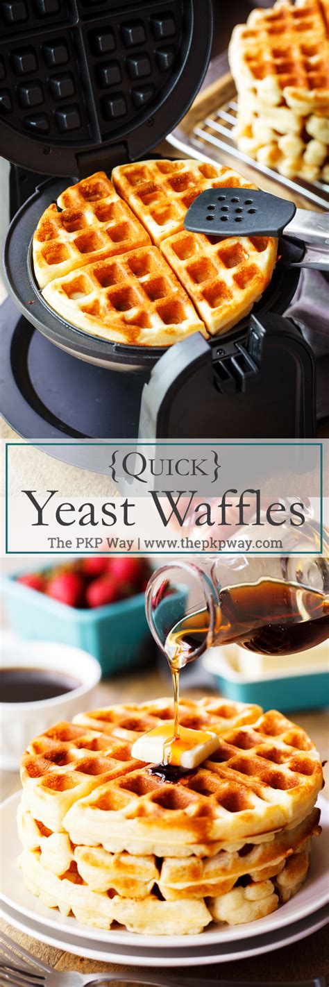 Quick Yeast Waffles - The PKP Way