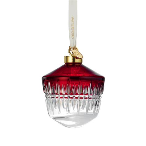 Waterford New Year Celebration Bauble Dated Ornament Red