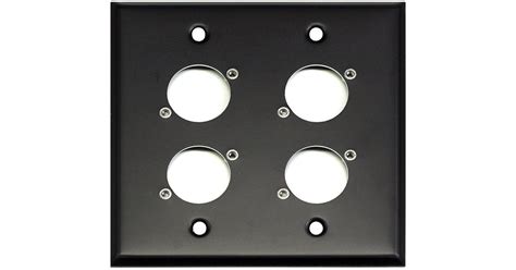 Whirlwind Wp2b 4ndh 2 Gang Wall Plate Punched For 4 Wp2b 4ndh