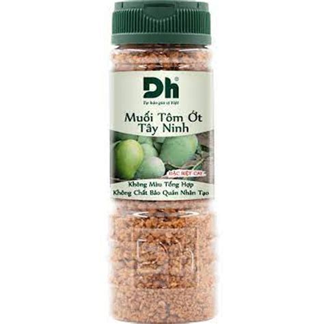 Muối tôm ớt Tây Ninh 120gr - Lọ - Omaichi - Hàng Nhật Nội Địa